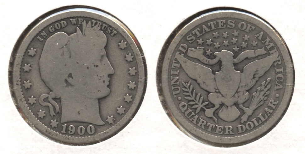1900 Barber Quarter Good-4 #i