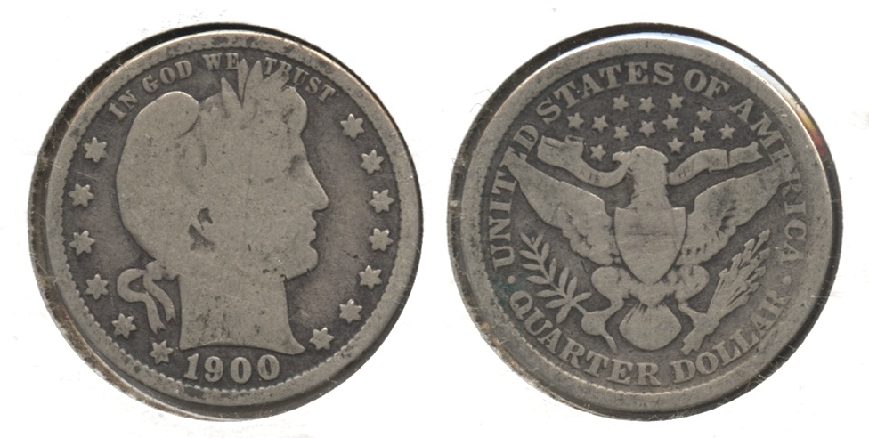 1900 Barber Quarter Good-4 #k