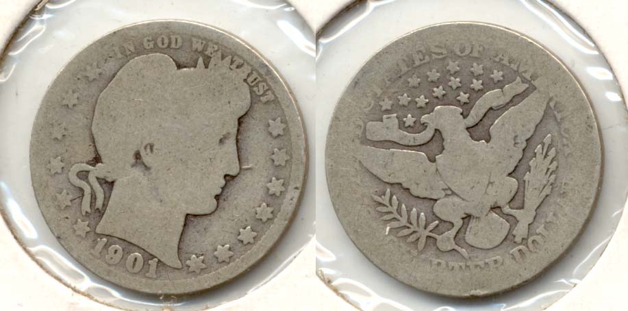 1901 Barber Quarter AG-3 d