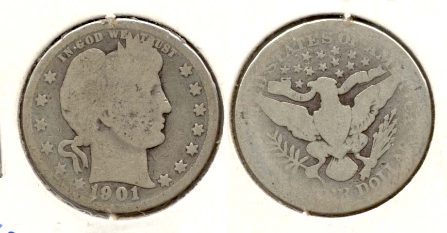 1901 Barber Quarter AG-3 g