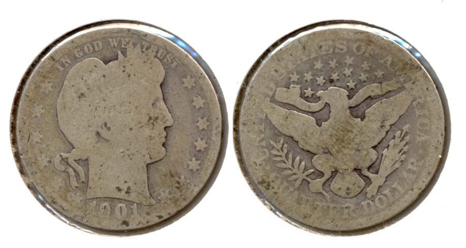 1901 Barber Quarter AG-3 m