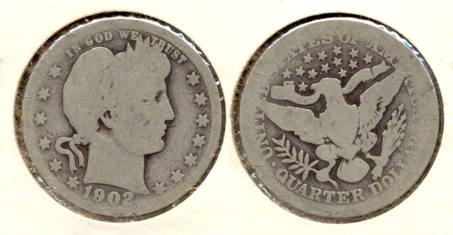 1902 Barber Quarter AG-3 c