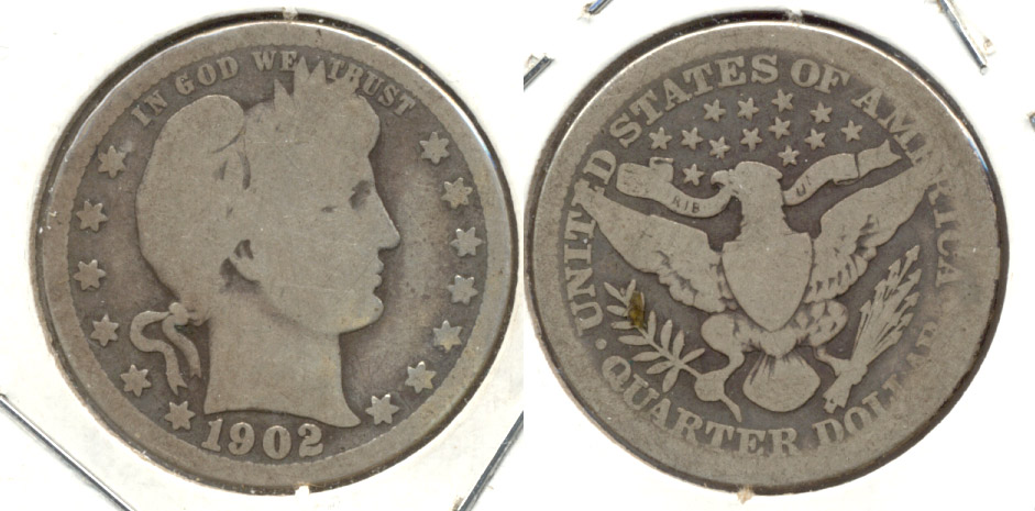 1902 Barber Quarter AG-3 h