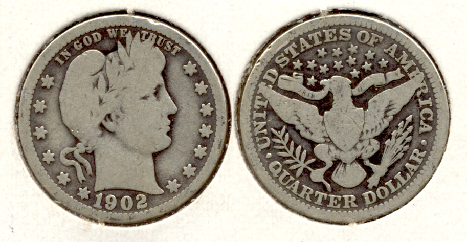 1902 Barber Quarter Good-6