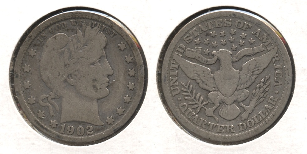 1902 Barber Quarter VG-8 #a