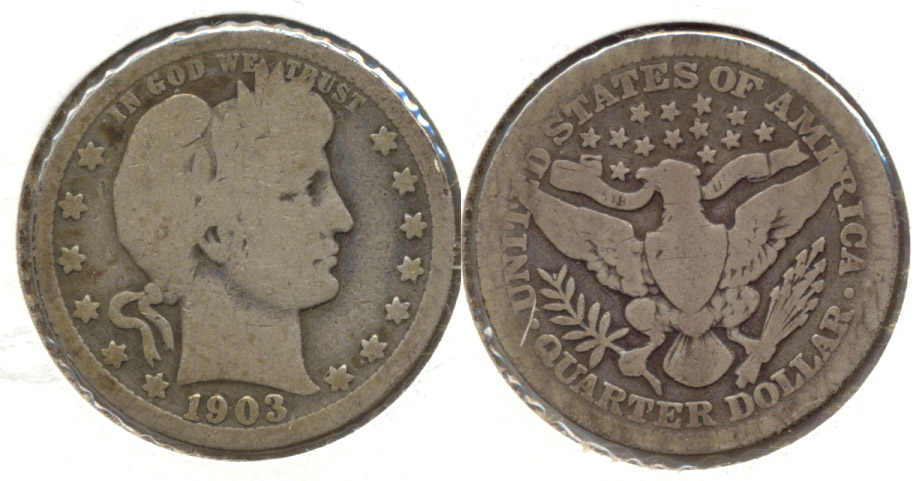 1903 Barber Quarter Good-4 a