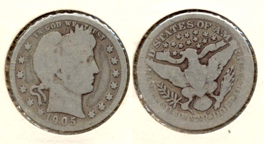 1905-S Barber Quarter AG-3 c
