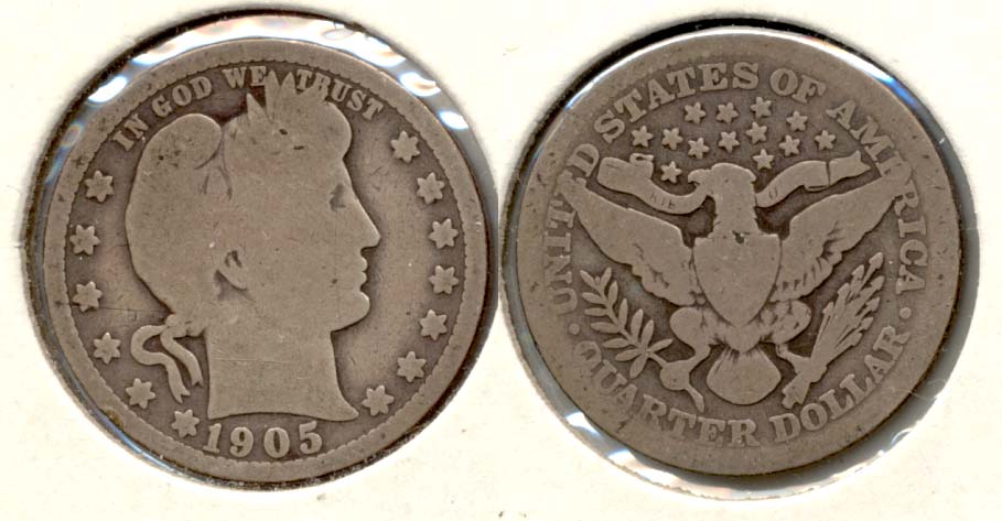 1905 Barber Quarter AG-3 b