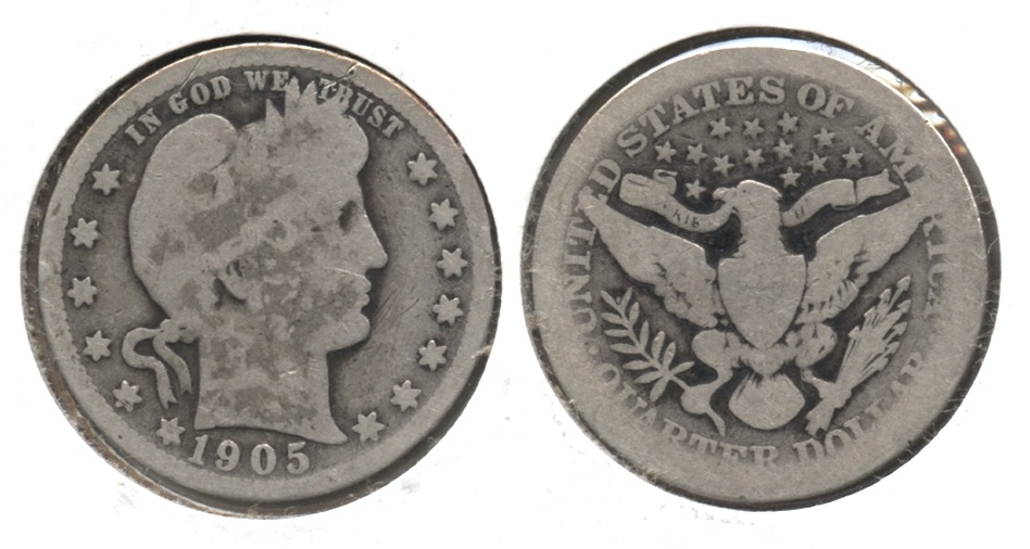 1905 Barber Quarter AG-3 #h
