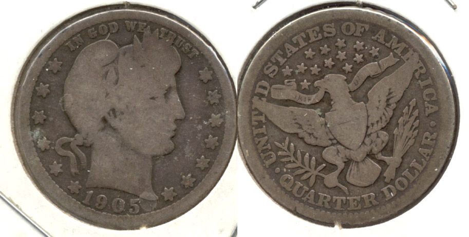 1905 Barber Quarter Good-4 b