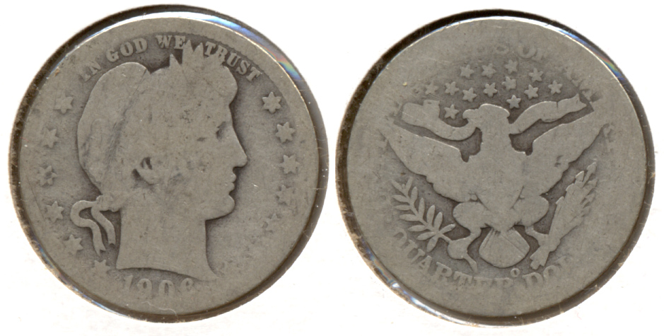 1906-O Barber Quarter AG-3 b