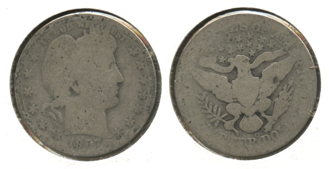 1907-O Barber Quarter Fair-2 #d