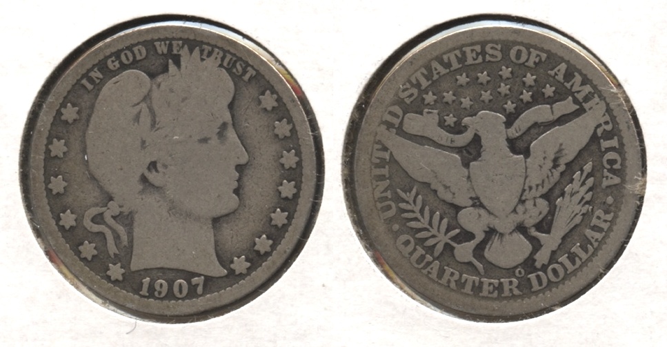 1907-O Barber Quarter Good-4 #a