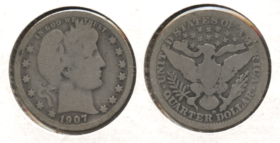1907-O Barber Quarter Good-4 #c