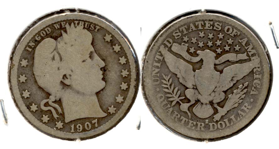 1907-S Barber Quarter AG-3