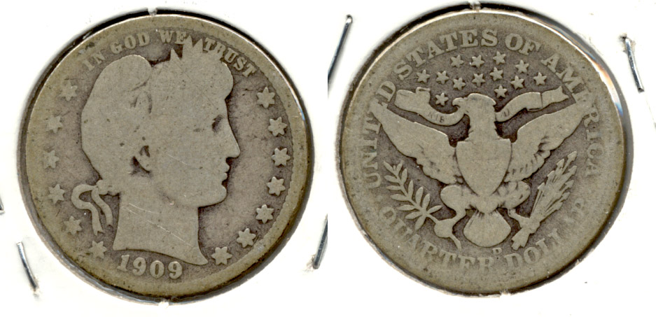 1909-D Barber Quarter AG-3 e