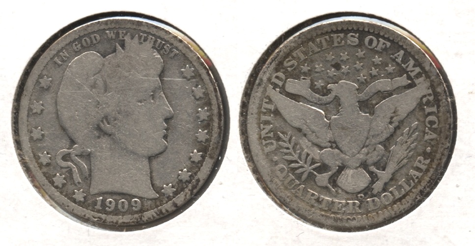 1909-D Barber Quarter Good-4 #s