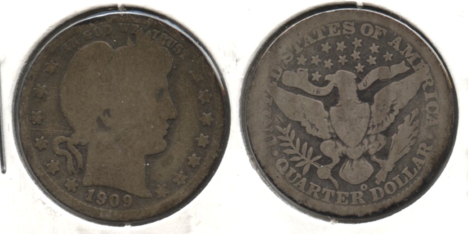 1909-O Barber Quarter AG-3 #c