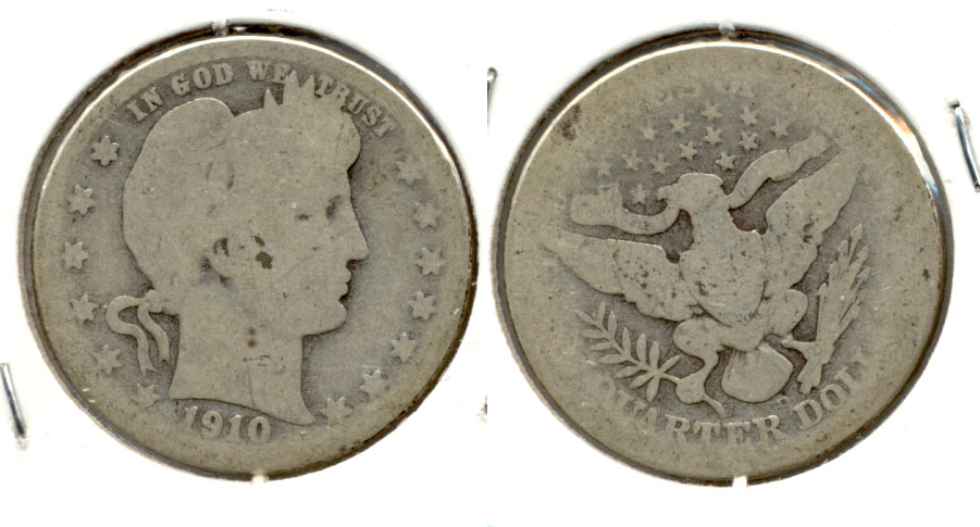 1910-D Barber Quarter AG-3