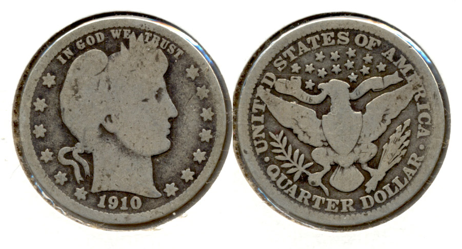 1910 Barber Quarter Good-4 a
