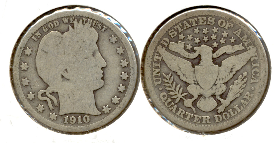 1910 Barber Quarter Good-4 b