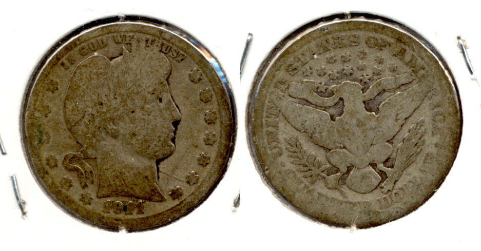 1911 Barber Quarter AG-3 c