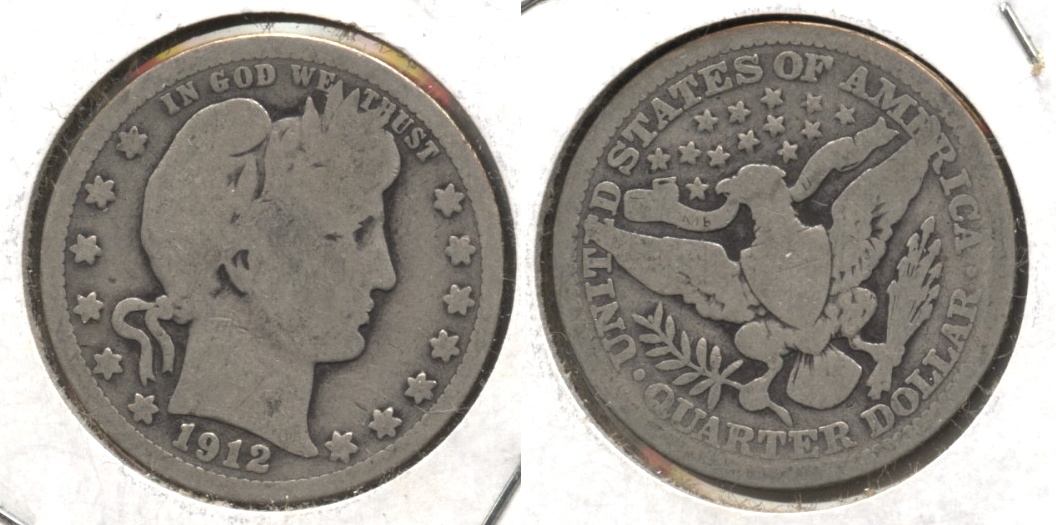 1912 Barber Quarter Good-4 #c
