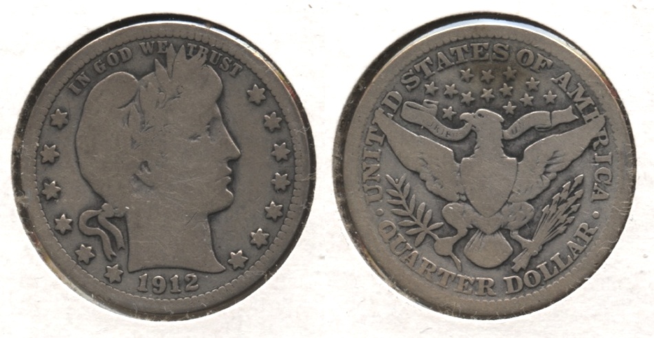 1912 Barber Quarter Good-4 #d