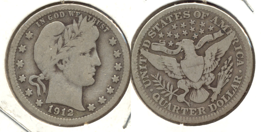 1912 Barber Quarter VG-8