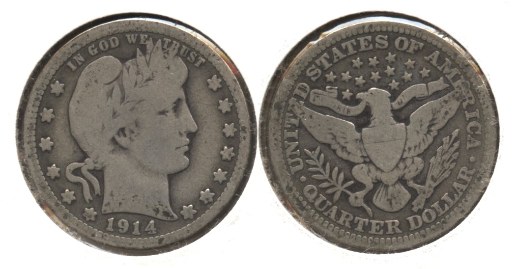 1914 Barber Quarter Good-4 #n