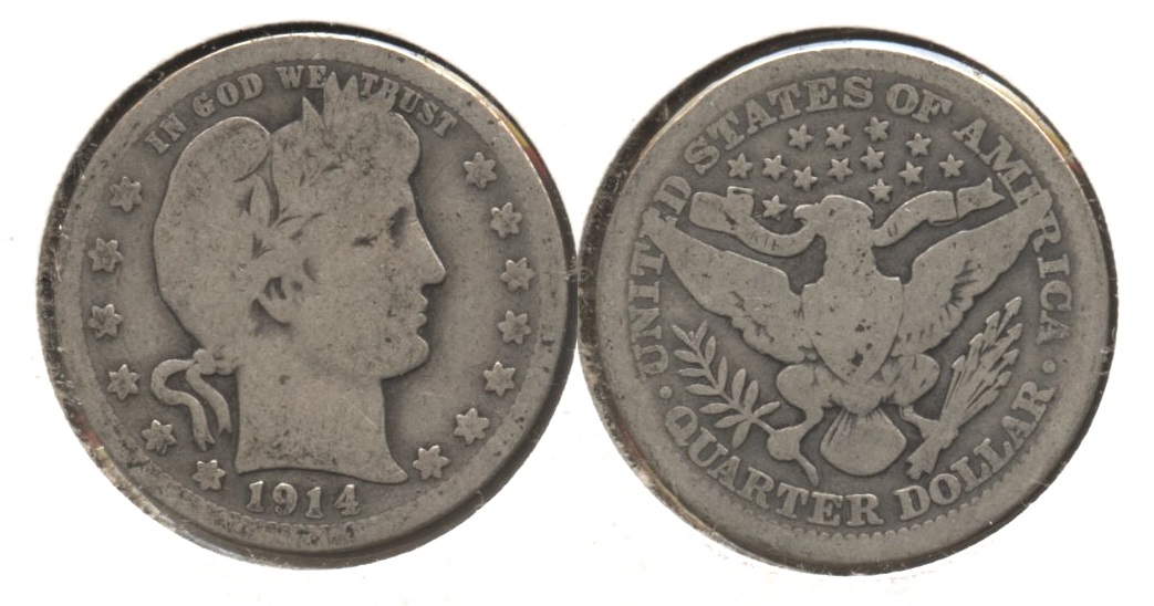 1914 Barber Quarter Good-4 #p