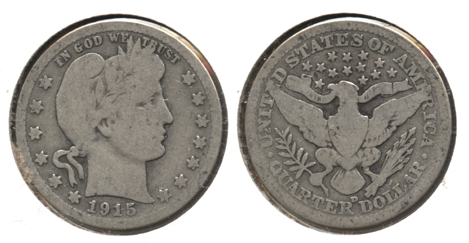 1915-D Barber Quarter Good-4 #f