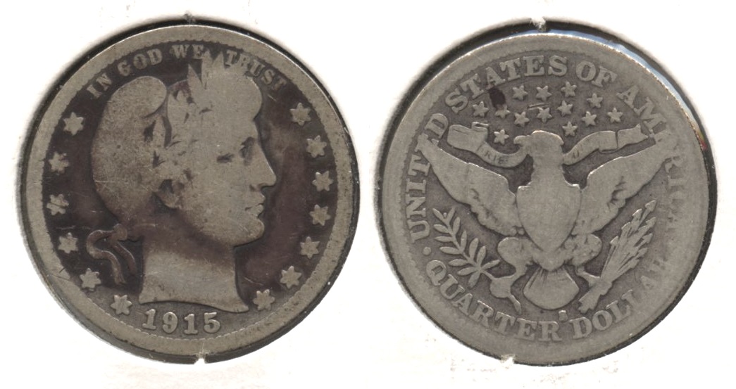 1915-S Barber Quarter AG-3 #a