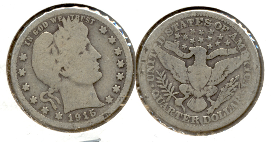 1915 Barber Quarter Good-4 j