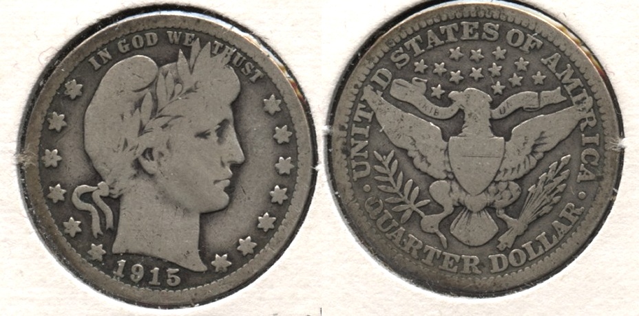 1915 Barber Quarter Good-4 p