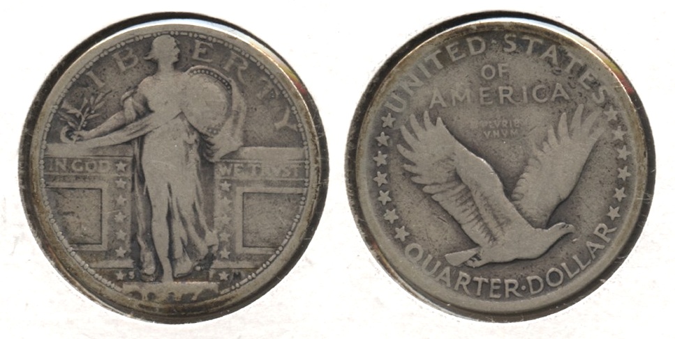 1917-S Type 1 Standing Liberty Quarter Good-4