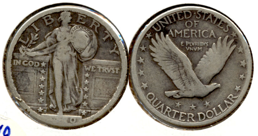 1920-S Standing Liberty Quarter VG-8