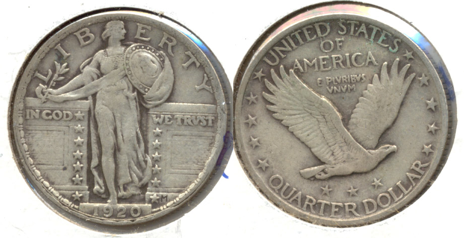 1920 Standing Liberty Quarter EF-40