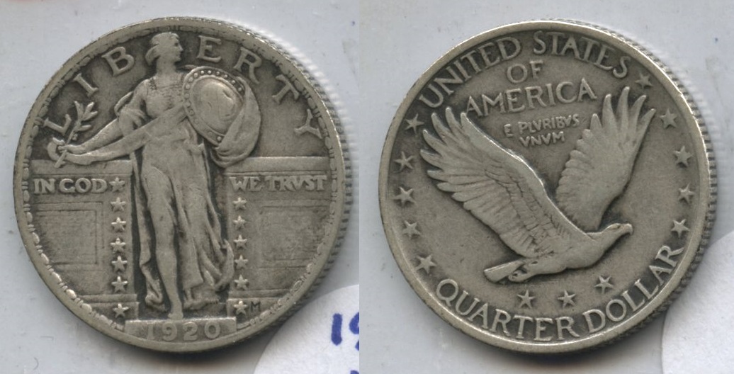 1920 Standing Liberty Quarter EF-40 #a