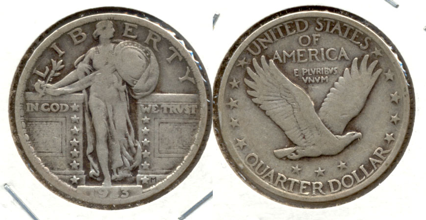 1923 Standing Liberty Quarter Fine-12 a