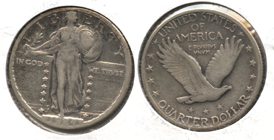 1924-S Standing Liberty Quarter Fine-12