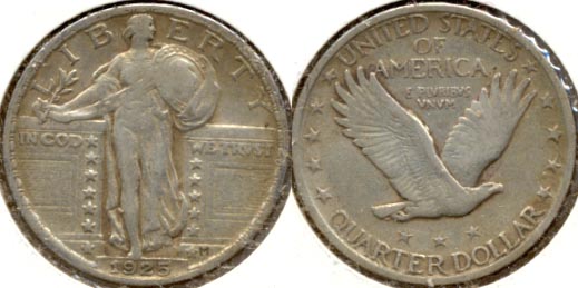 1925 Standing Liberty Quarter VF-20