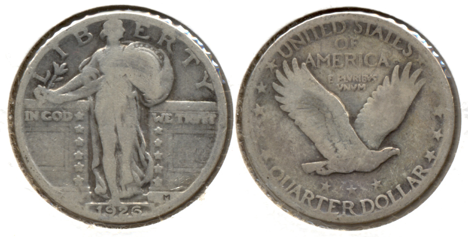 1926 Standing Liberty Quarter Good-4