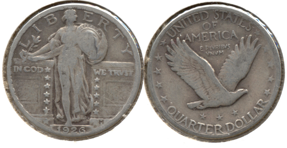 1926 Standing Liberty Quarter VG-8
