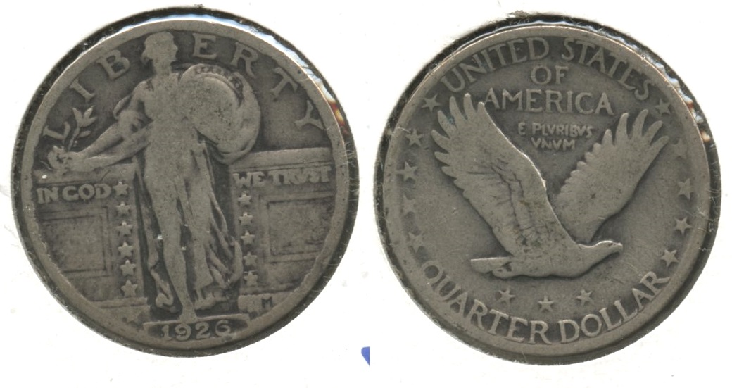 1926 Standing Liberty Quarter VG-8 #g