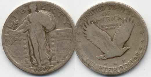1927-S Standing Liberty Quarter Good-4 b