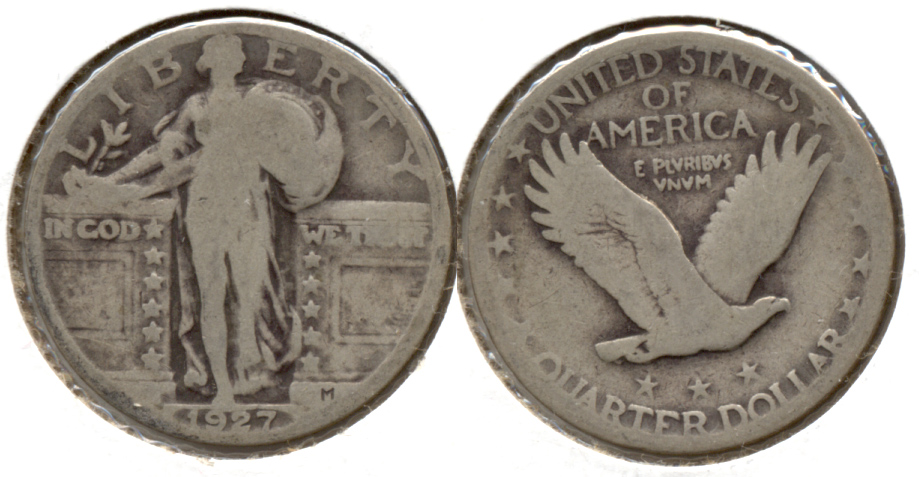1927 Standing Liberty Quarter Good-4 a