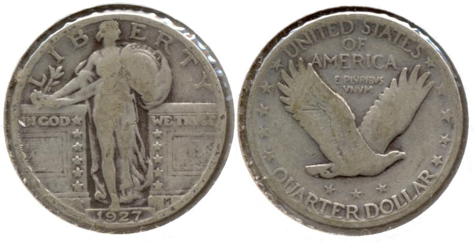1927 Standing Liberty Quarter Good-4 c