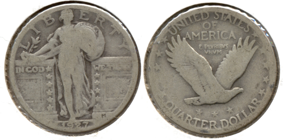 1927 Standing Liberty Quarter Good-4 d