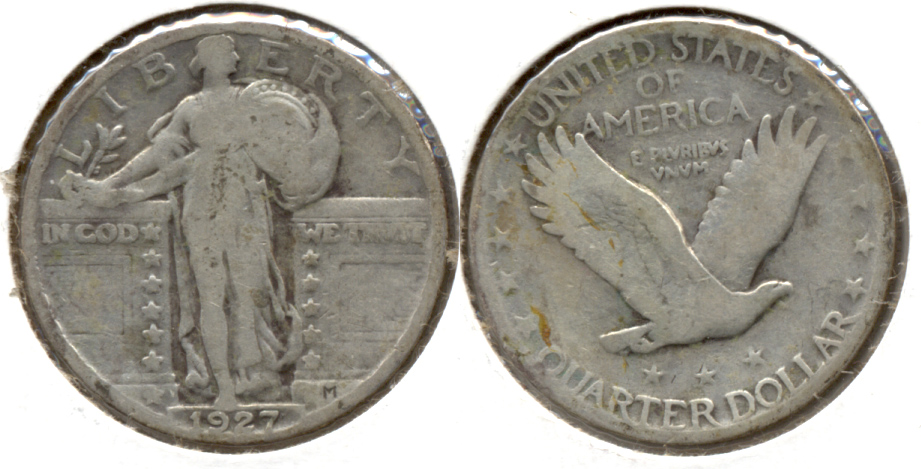 1927 Standing Liberty Quarter VG-8 g